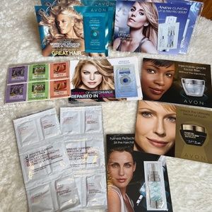 AVON  Vintage  Skincare  Card Samples  17pc  NEW